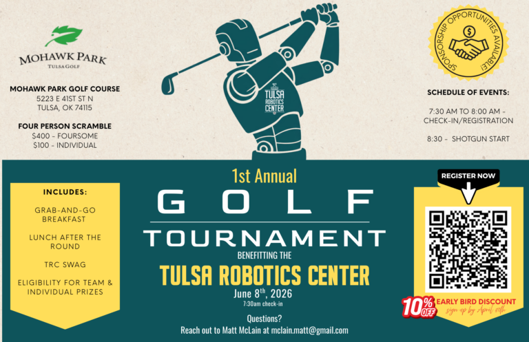 Turquoise simple golf tournament flyer (8.5 x 5.5 in)