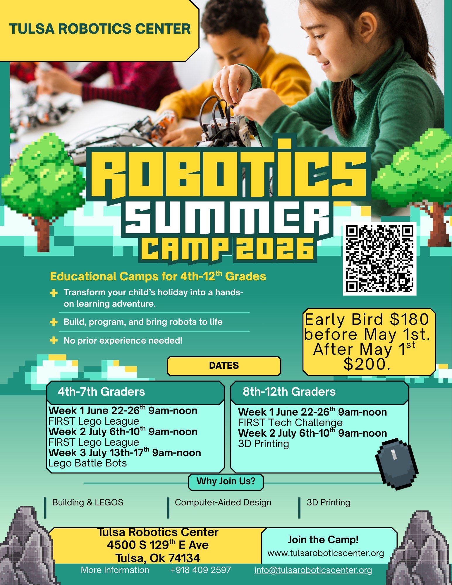 Tulsa STEM & Robotics Summer Camps 2026 for Kids & Teens